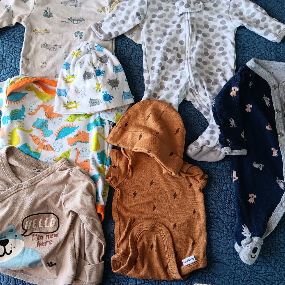 Newborn 20 piece Baby Clothes Bundle